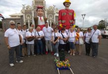 Representants catalans a la 'Encuentro de mascarades' de Costa Rica FOTO.AJUNTAMENT DE SANT FRUITOS