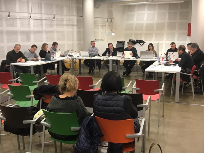 El ple ordinari del mes de gener es va celebrar a la Sala Polivalent de la biblioteca municipal