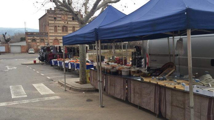 Mercat de Torroella. Imatge d'arxiu de l'Ajuntament de Sant Fruitós de Bages