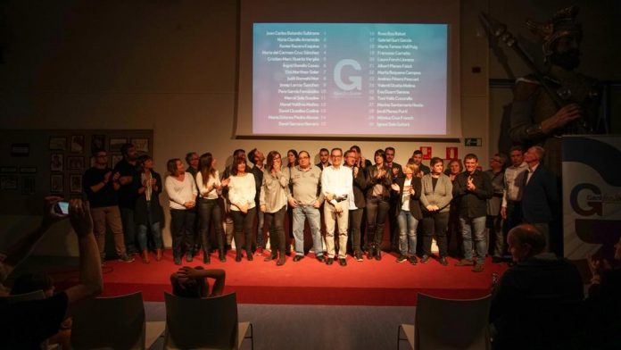 Presentació de llista de l'agrupació d'electors Gent fent Poble. Fotografia: GfP