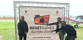 Xavier Racero, Joan Carles Batanés i Albert Balcells a la presentació del Real Video Stories