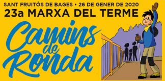 Cartell de la 23a Marxa del Terme de Sant Fruitós de Bages.