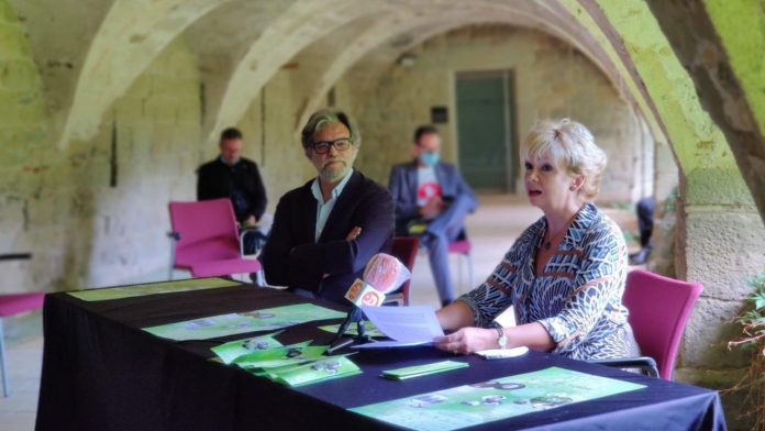 Mireia Pintó durant la presentació de la XXVI edició del Festival Internacional de Música Clàssica.