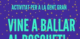 Cartell promocional del Ball de Saló al Bosquet