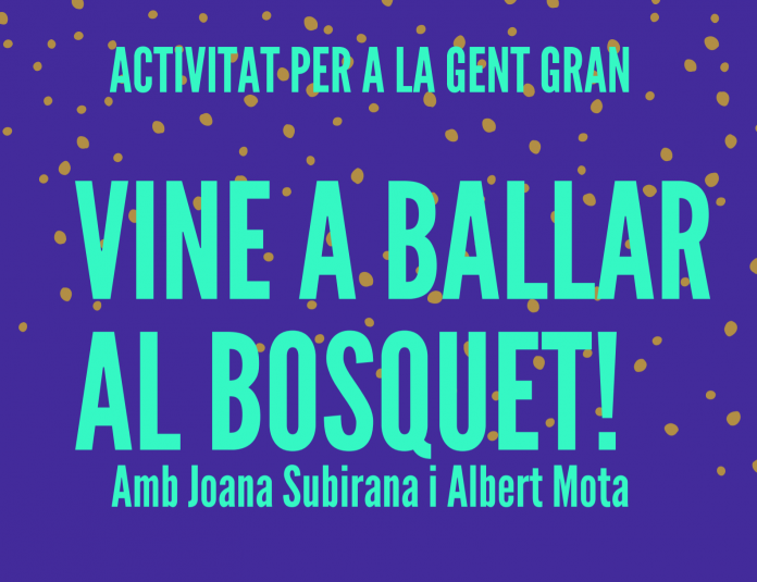 Cartell promocional del Ball de Saló al Bosquet