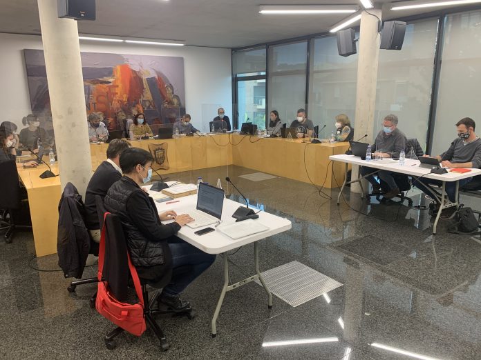 El ple extraordinari sobre les ordenances fiscals del 2021.